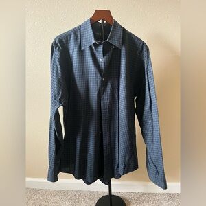 Polo Ralph Lauren Navy Check Dress Shirt